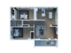 2 Bed 1 Bath